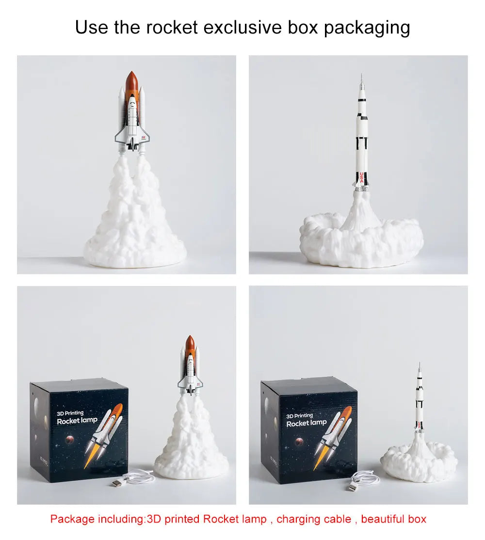 Rocket Takeoff Lamp