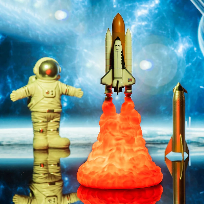 Rocket Takeoff Lamp
