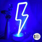 Neon Lightning Lamp