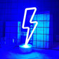 Neon Lightning Lamp