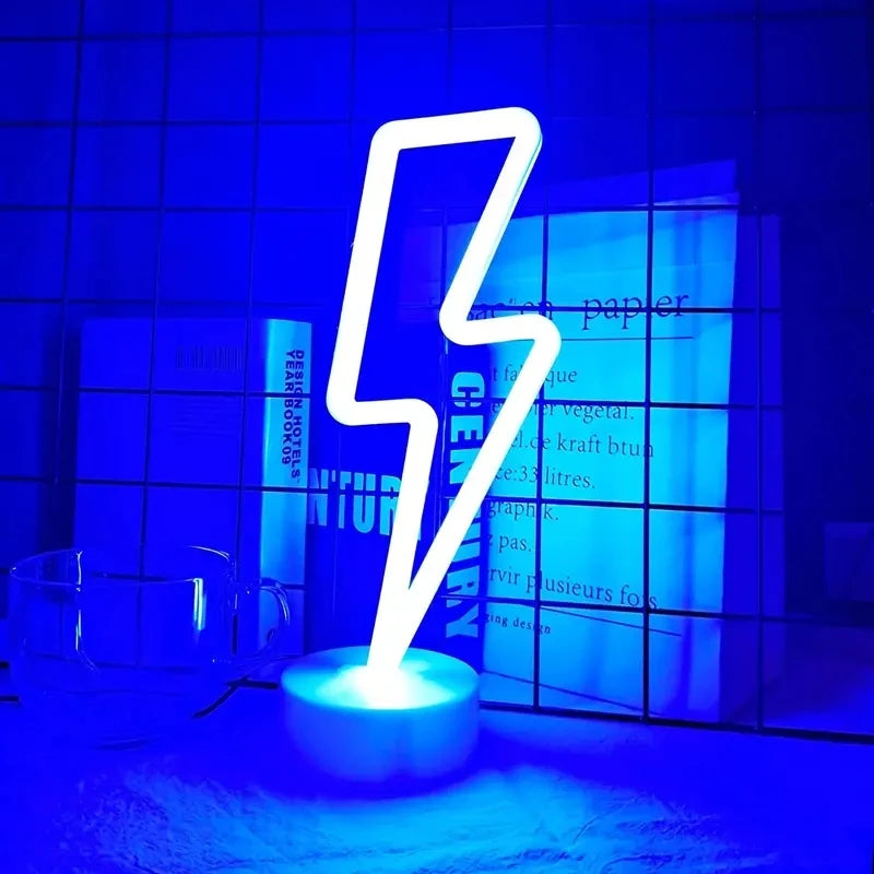 Neon Lightning Lamp