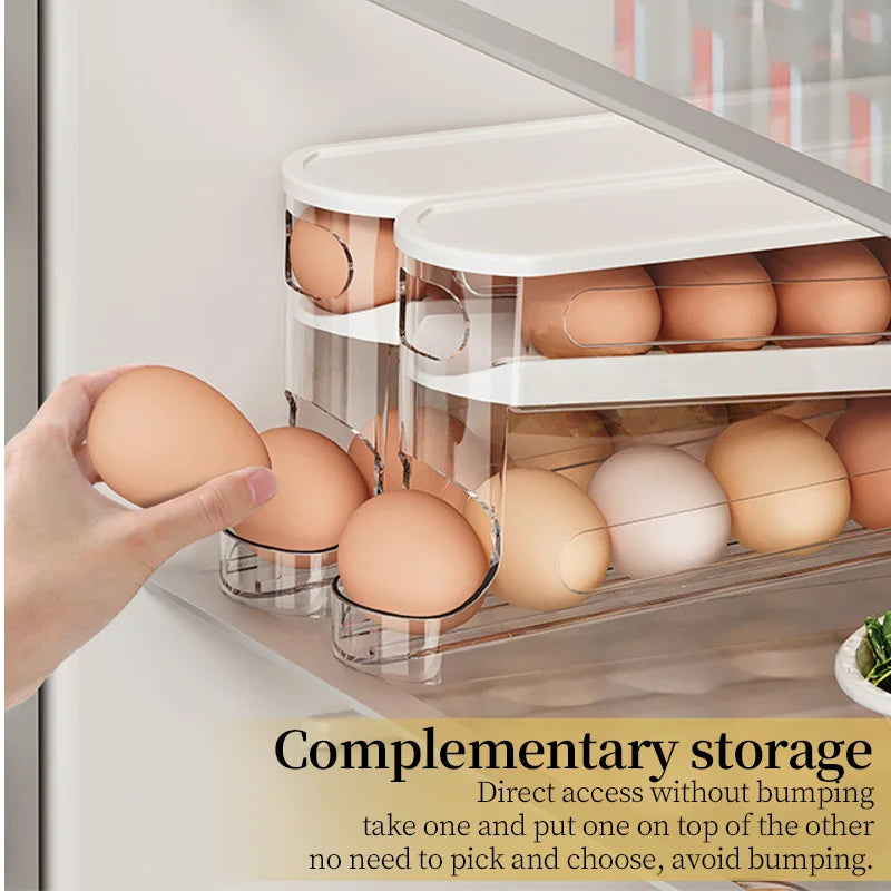 Modern Egg Sliding Organizer