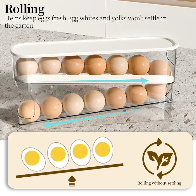 Modern Egg Sliding Organizer