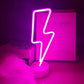 Neon Lightning Lamp